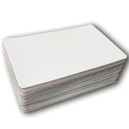 IMAGAME Dry Erase Magnets, Blank Magnetic Dry Erase Labels, 36-Pack, Erasable Magnets for Whiteboard, Multipurpose White Magnetic Labels to Write On for Classroom, Home, Education, Office, 3" x 5"