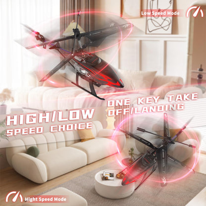 CYLION Remote Control Helicopter for Kids with 30-Minute Flight Time, LED Light Effects, Altitude Hold, One-Key Takeoff/Landing, for Boys and Girls Ages 6+, Perfect Christmas and Birthday Gifts