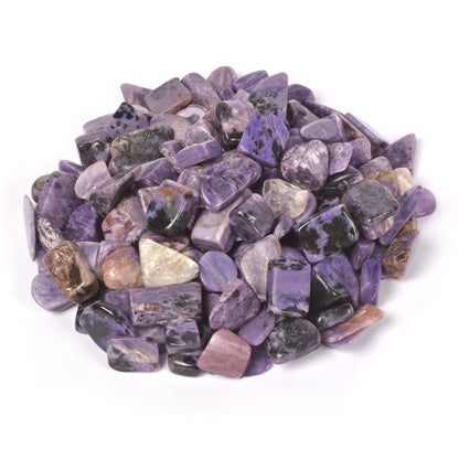Natural Charoite Polished Chips Crushed Tumbled Stone Crystal Healing Embellishments 100 grams