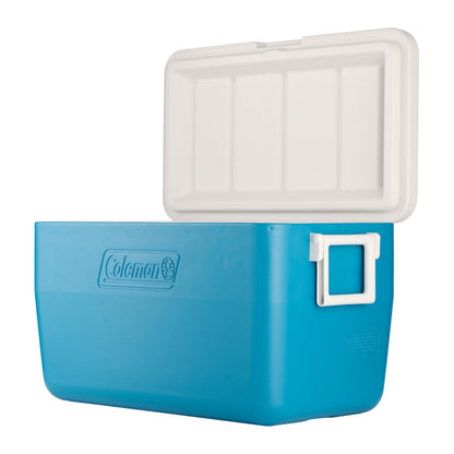 Coleman Chiller 48qt Insulated Portable Cooler with Ice Retention & Heavy-Duty Handles, Made in USA, Great for Camping, Tailgating, Parties, Sports, Concerts & More