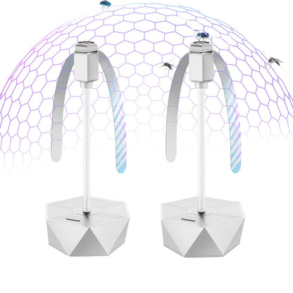 GUIDOT Fly Bug Fans for Food Tables, Fly Control Spinner Table Top Keep Flies Away from Patio Picnic Party Restaurant Kitchen Camping and BBQ