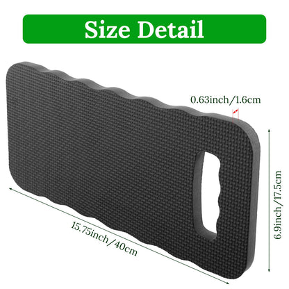 xozeooeu 8 Pack Garden Kneeling Pad, Black Thick Foam Knee Pads for Gardening, Waterproof Kneeler Mat for Yoga, Cleaning, Prayer and Exercise, 15.75x6.9x0.63 Inch