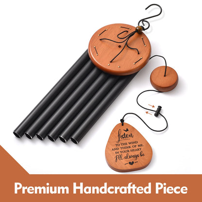 AMBOBE Memorial Wind Chimes for Loss of Loved One, Sympathy Wind Chimes Gift, Bereavement Gifts, Beautiful Outdoor Garden Decor with Soothing Melodic Tones