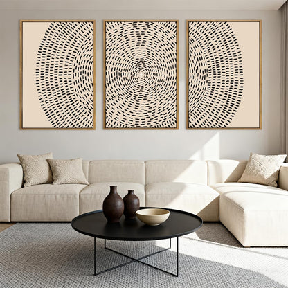 ANHUIB Jesus Wall Art 16x24 Inch Jesus Feeds The 5000 Canvas Wall Art Set of 3 Framed Easter Christian Wall Decor Modern Abstract Art Print for Living Room Bedroom Office