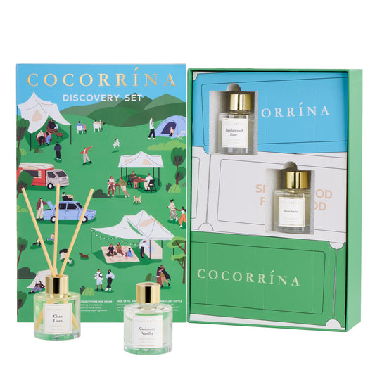 COCORRÍNA Reed Diffuser Set of 6, 10.2oz Scented Oil Diffuser with Sticks, Aromatherapy Essential Oil Diffusers, Home Fragrance for Bathroom & Office Decor, Long Lasting Fragrance Gift Set for Women