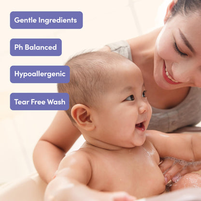 Aveeno Baby Bathtime Solutions Mommy & Me Gift Set, Baby Wash & Shampoo, Calming Bath, Daily Moisturizing Lotion and Stress Relief Body Wash for Mom, Colloidal Oat, Baby Bath Essentials, 4 items