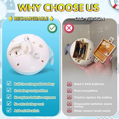 Baby Bath Toys for Kids Ages 1-3, Pool Water Toys for Baby 1 2 3 Year Boy Girl, Whale Bath Toy Sprinkler Light up Bath Toys for Babies 6-12 Months, Toddlers Bathtub Toys Baby Birthday Gifts