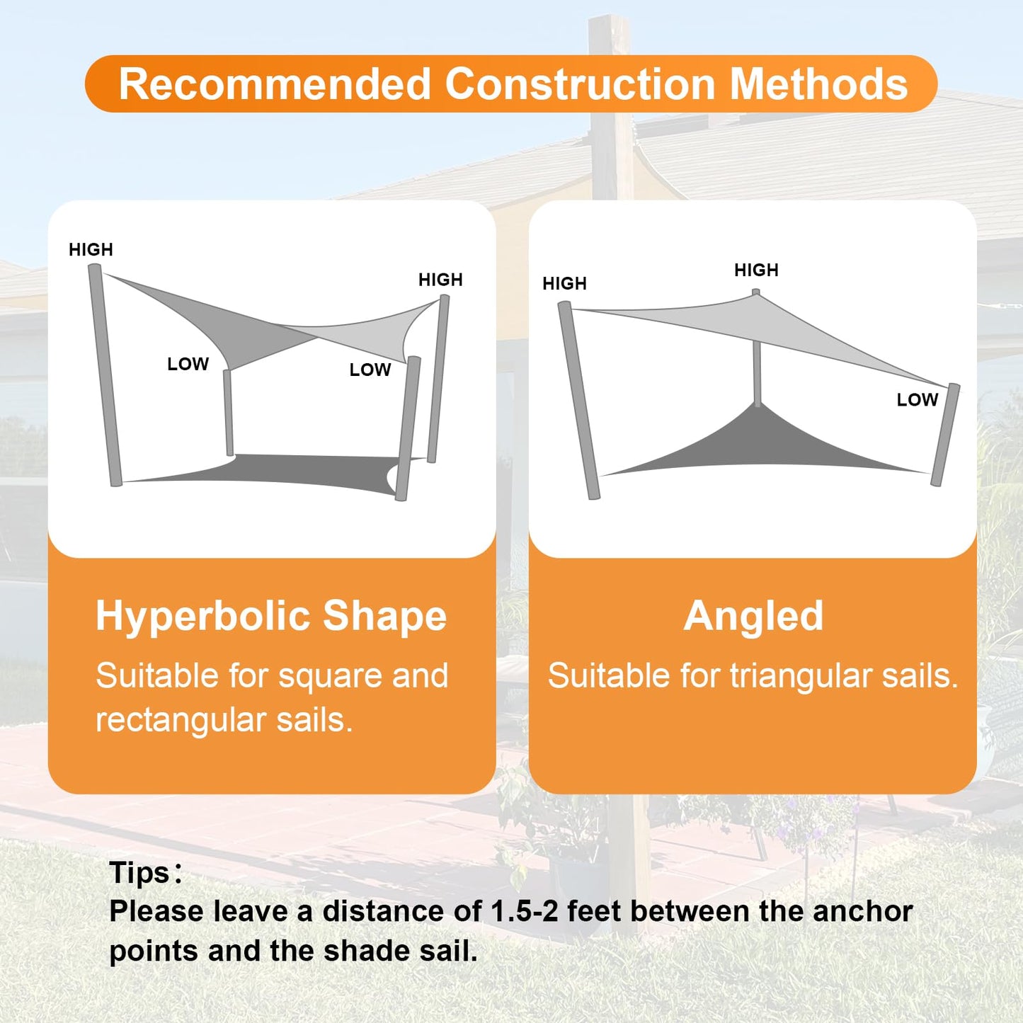 Artpuch 12'x16' Sun Shade Sail BeigeCurved Commercial Outdoor Shade Cover Cream Rectangle Heavy Duty Permeable 185GSM Backyard Shade Cloth for Patio Garden Sandbox (We Make Custom Size)