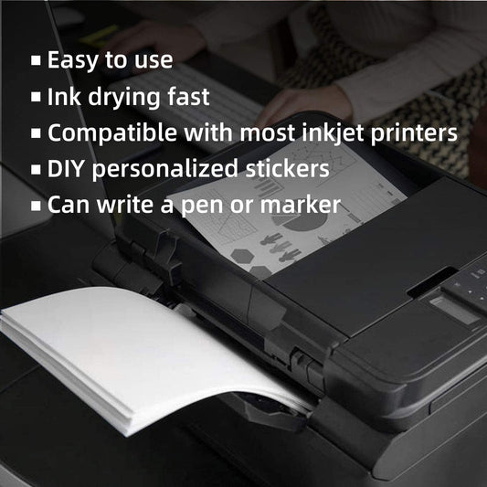 AveneMark 100 Sheets 600 Labels Shipping Address Labels, 6 up 3-1/3" x 4" Quick to Peel Stickers Paper for Laser & Inkjet Printers, Printable Mailing Labels Stickers (6 Labels per Page Sheet)