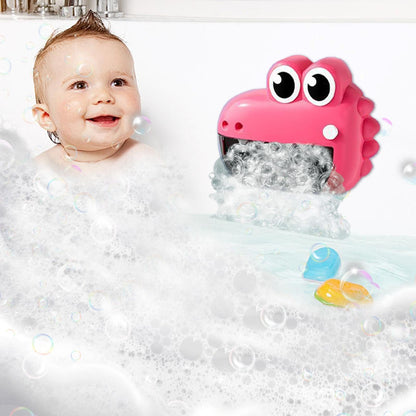 Bubble Maker for Bathtub - Widely Uses Bath Bubble Machine, Cute Frog Crocodile Toys | Convenient Installation Shower Fun, Birthday Easter Basket Stuffers Bathing Play Accessory
