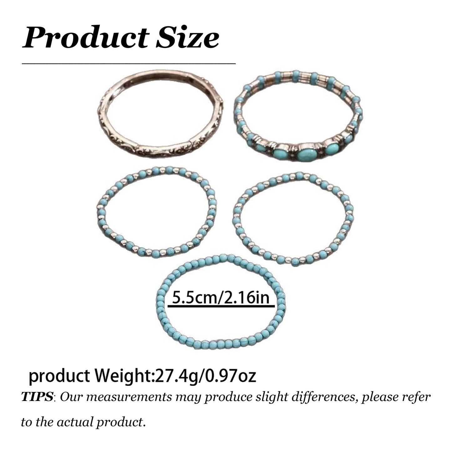 Long tiantian Western Turquoise Bracelet Chic Outfits for Women Boho Native Jewelry Beaded Bracelet Stack Summer Inspired Clothes Concho Country Concert Outfits