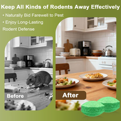 Rodent Repellent Balls 28 Pack, Mouse Repellent for Indoor & Outdoor Use, Long-Lasting Protection for Kitchen, Garden, and Home, Safe for Family and Pet