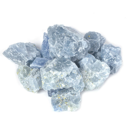 Justinstones 1/2LB Large Raw Celestite Natural Crystal Healing Stones Rock Collection