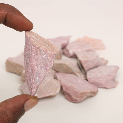 REAL-GEMS Natural Raw Healing Crystals Rough Stones for Tumbling, Cabbing, Polishing, Wire Wrapping, Wicca & Reiki Crystal Healing, Mix Gemstones,7 Chakra (Natural Calcy)