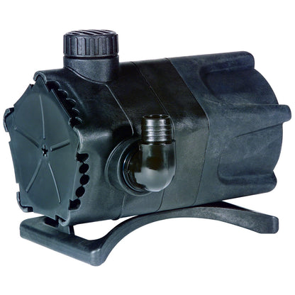 Little Giant WGP-80-PW 115 Volt, 3500 GPH Dual Discharge Direct Drive Submersible Waterfall and Pond Pump, Black, 566417