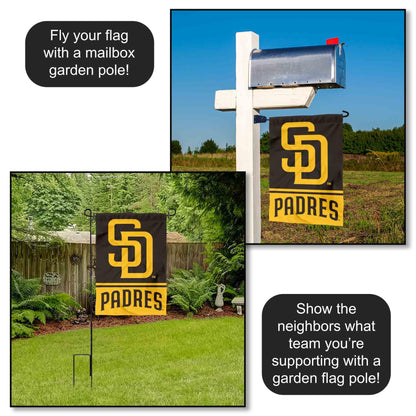 San Diego Padres Double Sided Garden Flag