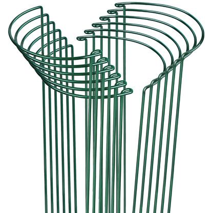 LEOBRO 12PCS Plant Supports, 24 Inch Peony Cages and Supports, Garden Plant Stakes for Indoor Plants, Outdoor Plants, Peony Tomato Monstera Hydrangea Stakes, 10" W x 24" H
