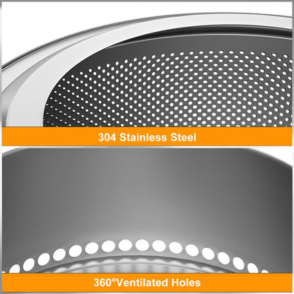 unho 20 Inch smokeless firepit for Outside Wood Burning Stove, Stainless Steel Outdoor Portable Fire Pit for Backyard, Patio, Garden, Picnic