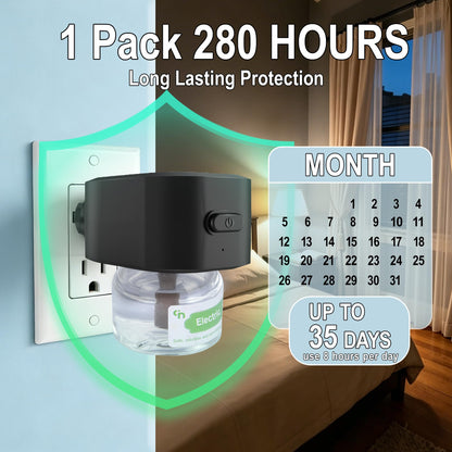 Electric Mosquito Repellent Device, Plug in Mosquito Repellent Indoor Use, Mosquito Repeller Device for Home Living Room Bedroom Office Kitchen Hotel