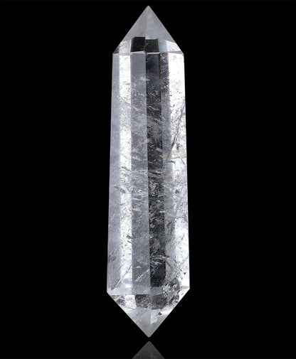 YATOJUZI 3.5" Clear Quartz Crystals Wand Natural Crystals and Healing Stones Large Clear Quartz Crystal Hexagonal Points Crystal Gifts for Women Meditation Divination Reiki Energy 1PCS