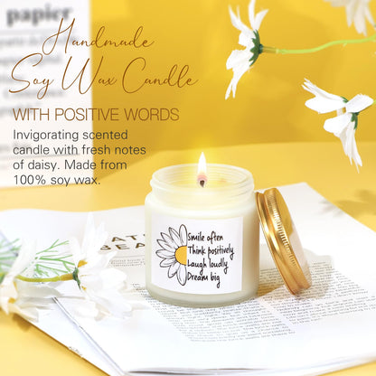 Daisy Gifts for Women, Gift Baskets for Women, Cute Unique Birthday Gifts for Woman Best Friend, Inspirational Gifts for Woman, Daisy Themed Gift for Her Teen Girl Sister Friendship