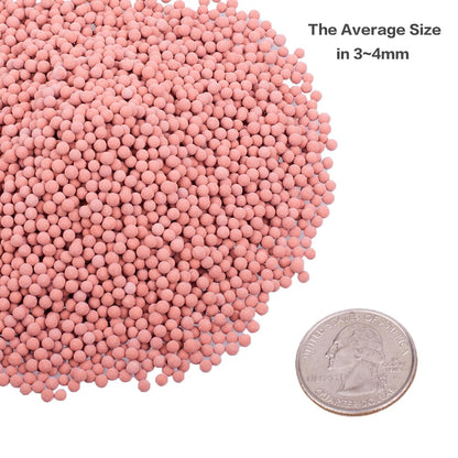 HOT SEAL 6.0 LB Clay Pebbles, 1/8'' Gardening Ceramsites Growing Media for Succulents Orchids, Aquaponics, Aquaculture Hydroponics. Ceramsite Clay Rocks Decor Cultivation, Leca for Plants