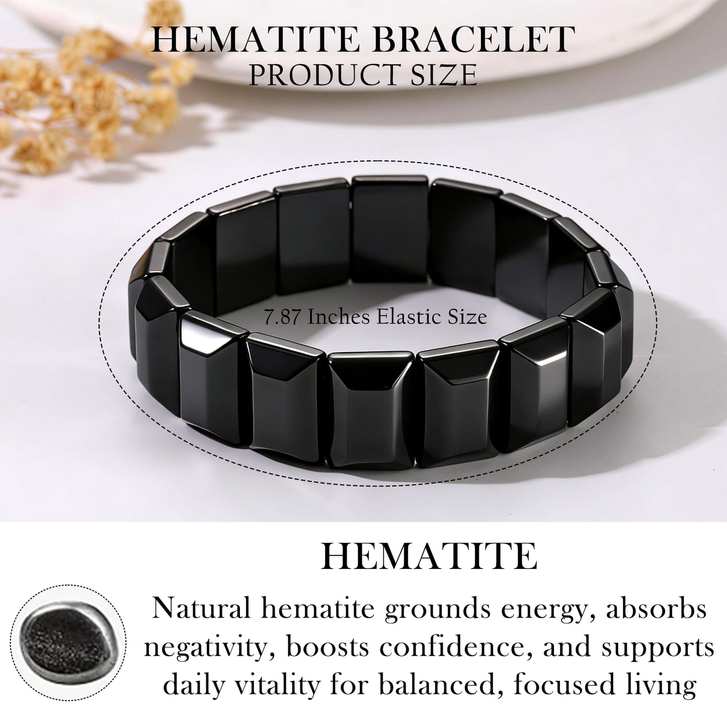 First Fathers Day Bracelet Gifts for New Dad Geometric Hematite Bracelet for Men New Dad Gifts Birthday Jewelry Hematite Grounding Bracelets Reignite Masculine Energy Birthday Motivational Gift