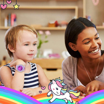 VAPCUFF Toys for Girls Age 3-12, Kids Watches for Girls Fun Toys for 6 7 8 9 10 11 12 Year Old Girls Popular Gifts for 6 7 8 9 10 11 12 Year Old Girls - Unicorn Purple