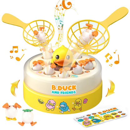 BDUCK+ Board Games for Toddlers, Kids Toys Jumping Ducks Game for Kids 4-8, 2 Players Family Board Game Interactive Educational Toy for Boys Girls, Birthday Gifts for Age 3 & Up