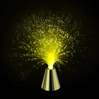 PEN&H Sensory Fiber Optic Lamp - Fiber Optic Lights with Cone Base ，LED Color Changing Calming Mood Night Light (2 Pack)