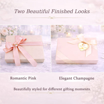 Surperry WOW Magnetic Gift Box, Small Pink Elegant Gift Box, Ready-to-Gift Set for Thoughtful Gifting