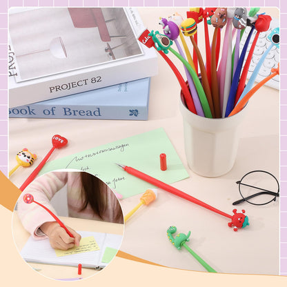 BESARME 30 PCS Fun Pens for Kids, Cute Pen End of Year Gifts for Students Prizes for Kids Classroom 8th Grade Graduation Gifts for Students Birthday Party Favors Goodie Stuffers