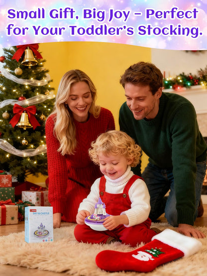 Light up Baby Bath Toys Birthday Gifts- LED Color-Changing Lights & Automatic Water Spray, Fun Bathtub Water Toys for Kids Ages 1-3 Toddlers, Purple