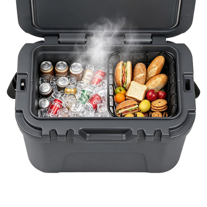 CORRBPEN Cooler Basket Compatible with YETI Roadie 15, Dry Goods Wire Cooler Rack Storage, Keeps Smaller Items Dry and Organized, Fits Roadie 15, Ice Chest Good to Hold Fruit, etc.