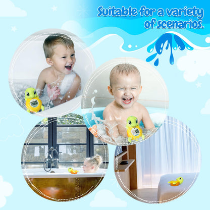 Backstroke Sea Turtle Baby Bath Thermometer,The Infant Baby Bath Floating Toy Safety Temperature Water Thermometer, BPA Free, New Baby Essentials