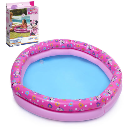 Swimways Minnie Mouse Kiddie Pool, Inflatable Above Ground Pool & Outdoor Toys, Minnie Mouse Party Supplies & Pool Toys for Kids Aged 3 & Up