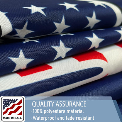 KEYCA 250th Anniversary Flag 2x3 FT Made in The USA Heavy Duty Vibrant Colors Double Sided Blue 1776-2026 250th Birthday Flag with 2 Brass Grommets Independence Celebration Suitable for Indoor and Outdoor Use