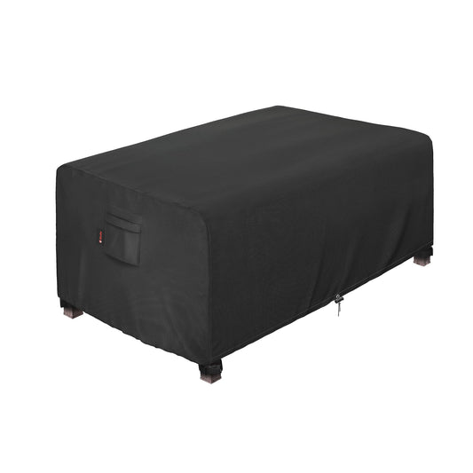 iBirdie Rectangular Gas Fire Pit Table Cover 64 x 30 inch Outdoor Waterproof and Weatherproof Heavy Duty 600D, Patio Furniture Coffee Table Fireplaces Covers