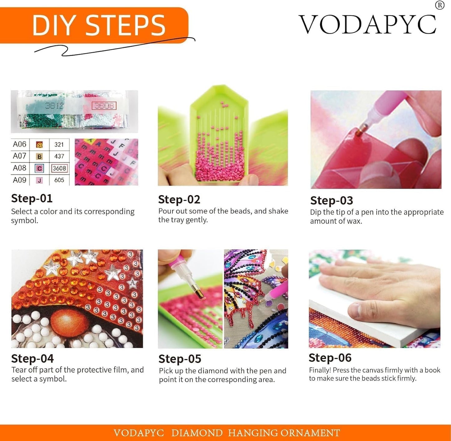 VODAPYC Birthday Party Diamond Art Tabletop, DIY Stand Up Double Sided Special Shaped Partial Diamond Art Desktop Ornaments for Home Decor(Happy Birthday Cake)