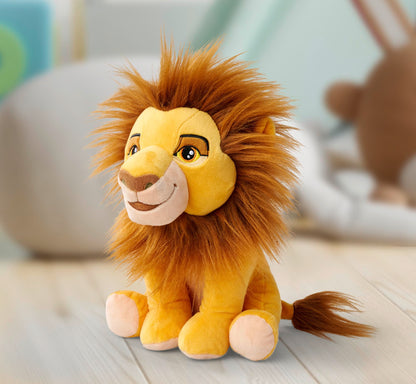 Disney Lion King, 30 Years of the Lion King, Mufasa, 25 cm Plush Toy, Suitable from the First Months of Life