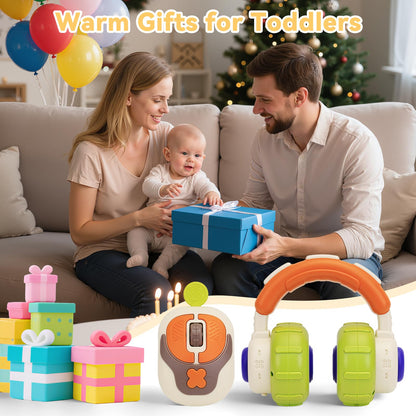 MPQMPQ Musical Toys for Babies 0-6 Months - 1 2 Year Old Toddlers Boy Girl Gifts with Light & Music Toys for 1 + Year Old, 1st Learning Educational Motor Skills Sensory Toy