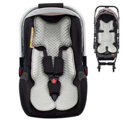 Kaseeous Car Seat Cooling Pad for Baby, Mink Dot Car Seat Cooler Mat for Girls Boys, Stroller Cooling Pad with 3D Breathable Mesh, Multifunctional Infant Carseat Cooling Insert Liner for Summer