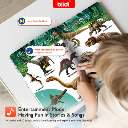 English Interactive Sound Book for Toddler3-5,Talking Activity Book,Educational Learning Toys for Boys Girls, Birthday Gifts for Kid Age 3 4 5 6 Year Old,Sensory Autism Toys,171 Animal,600+Sounds