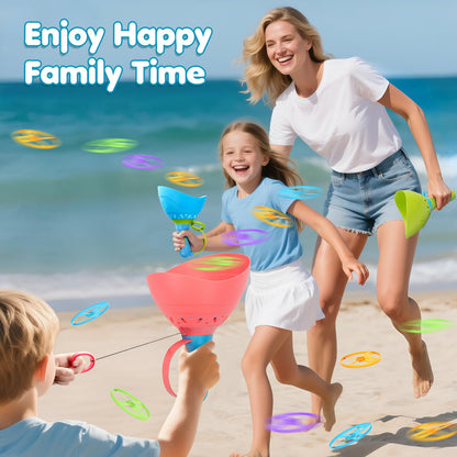 Birebebys Outdoor Toys for Kids Ages 4-8, 3 Packs Flying Catching Game, Outside Manual Capture Chasing Toys for Ages 3-7, Fun Family Games for Boys Girls Ages 2 3 4 5 6