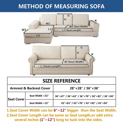 Eismodra Armrest Couch /Sofa /Backrest Covers,Anti-Slip Armchair Slipcovers for Dogs Cats Pet Loveseat Recliner Leather L Shaped,Dark Gray 28 x 28 Inches (Only 1 Piece)
