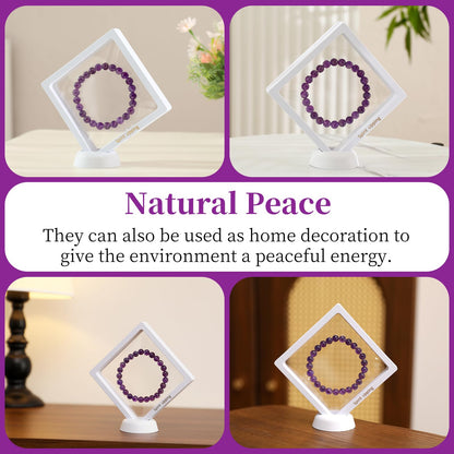 Spirit Upping Amethyst Bracelet for Chakra & Yoga, Energetic Ornaments for Home Decor