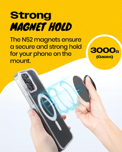 On The Grip Magnetic 3D Gummy Bear Style Expandable Collapsible Mobile Phone Grip Stand Holder for Smartphone Tablet Cell Phone Accessory (Matte Holographic)