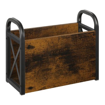 YINMIT Magazine Holder, Magazine Rack Floor, Magazine Storage Basket, Folder Organizer Bin for Books, Newspapers, Tablets