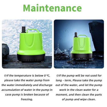FREESEA Fountain Submersible Water Pump: 660GPH 40W Small Sump Pump - Pond Pump for Outdoor Hydroponic Statuary Waterfall Aquarium Fish Tank