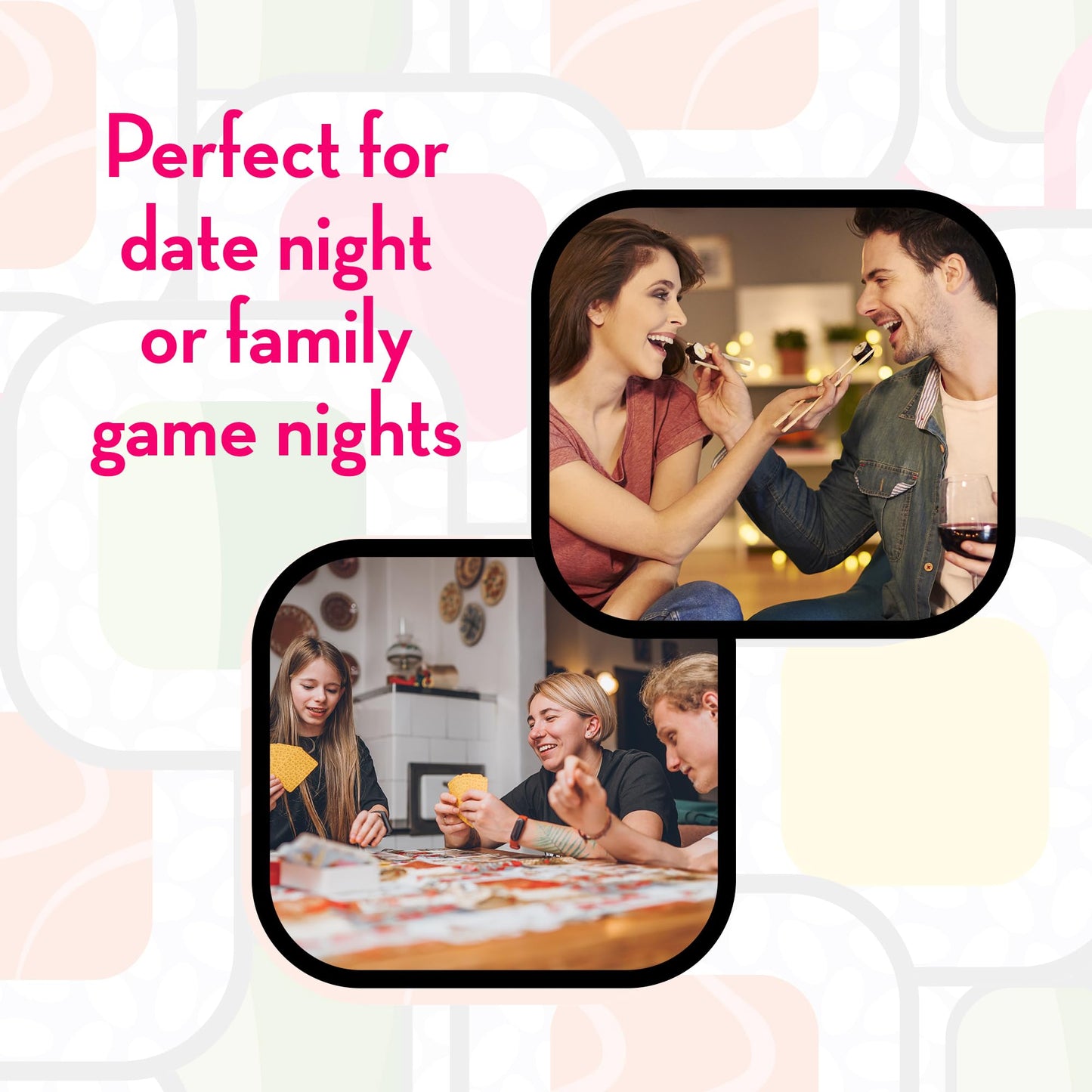 Project Genius: Sushi Checkers - Game & Sushi Making Set, Folding Bamboo Game Board, 24 Checkers & Chopsticks Set, Adults & Kids Ages 8+, 2 Players